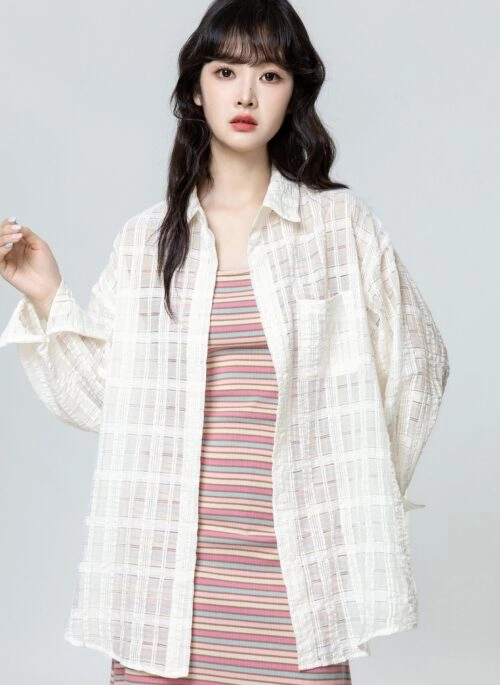 Lightweight Summer Sunscreen Shirt With Long Sleeves