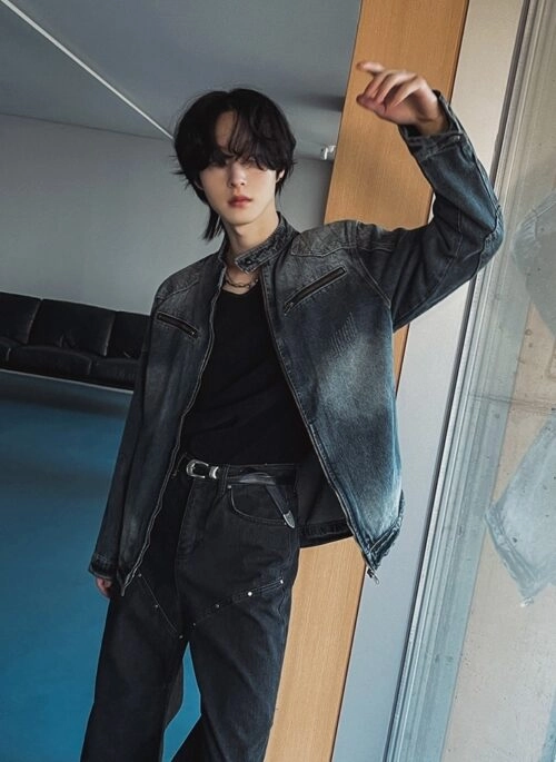 Premium Denim Jacket Trendy Casual Style