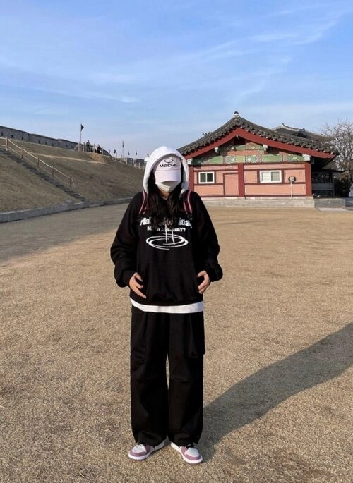 Premium Printed Cotton Hoodie