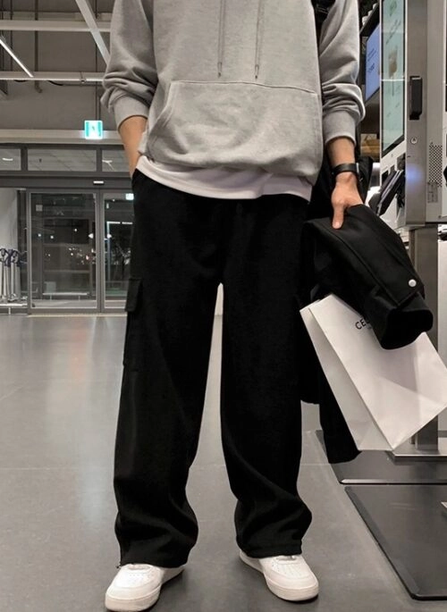 Relaxed Fit Casual Workwear Pants