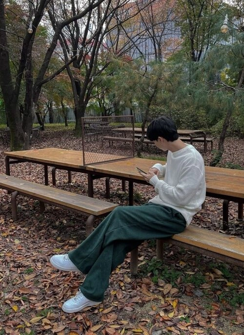 Relaxed Fit Warm Casual Pants