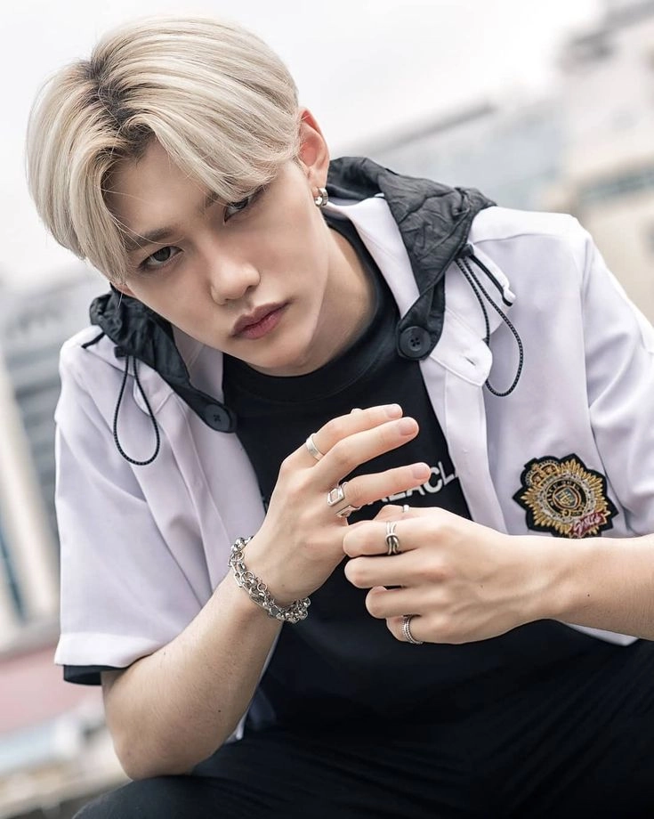 Silver Knotted Open Ring | Felix - Stray Kids - Fashion Chingu