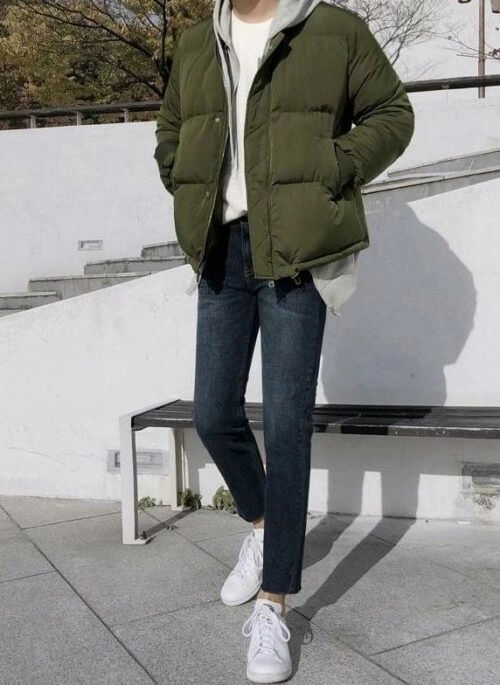 Slim Fit Casual Denim Pants