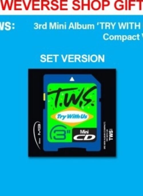 TWS 3rd Mini Album – TRY WITH US | Compact, Set version, Weverse Shop Gift