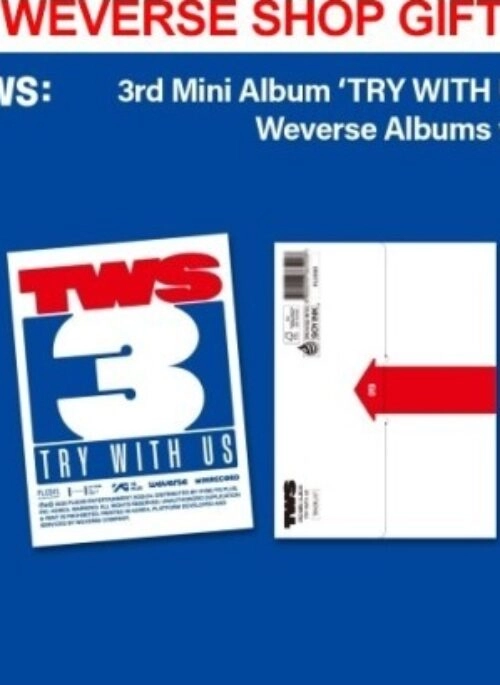 TWS 3rd Mini Album – TRY WITH US | Weverse Albums version, Weverse Shop Gift