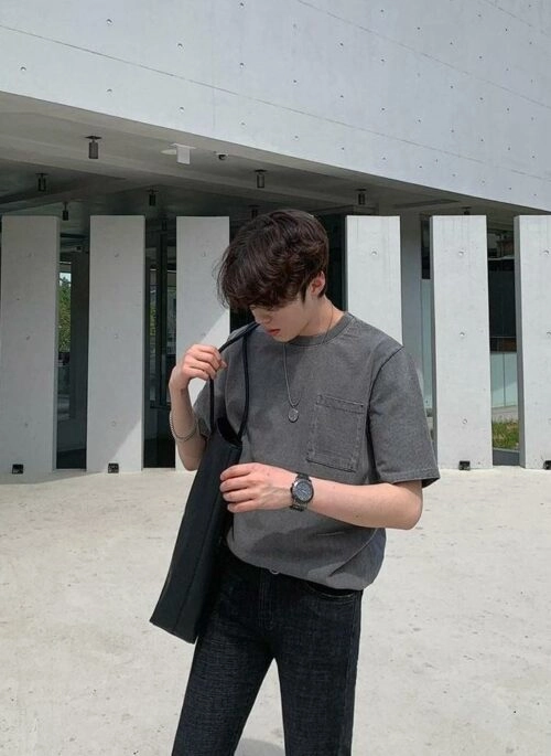 Vintage Washed Casual Short Sleeve Tee