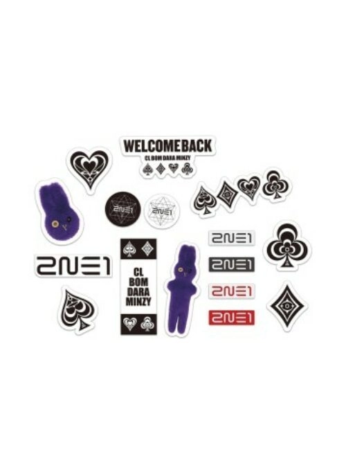 2NE1 “Welcomeback” Removable Sticker Pack