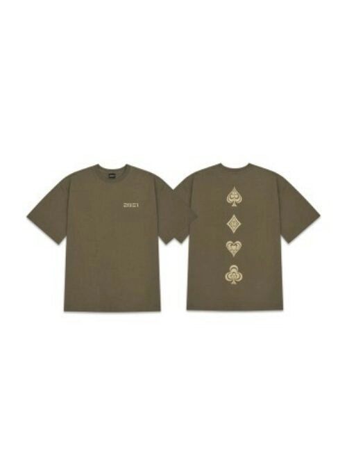 2NE1 “Welcomeback” Graphic T-Shirt | Khaki
