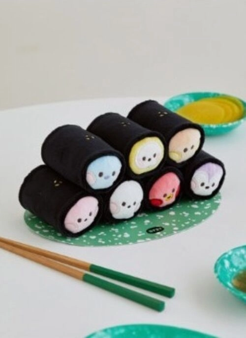 BT21 “Bunsik” Minini Kimbap Plush Set