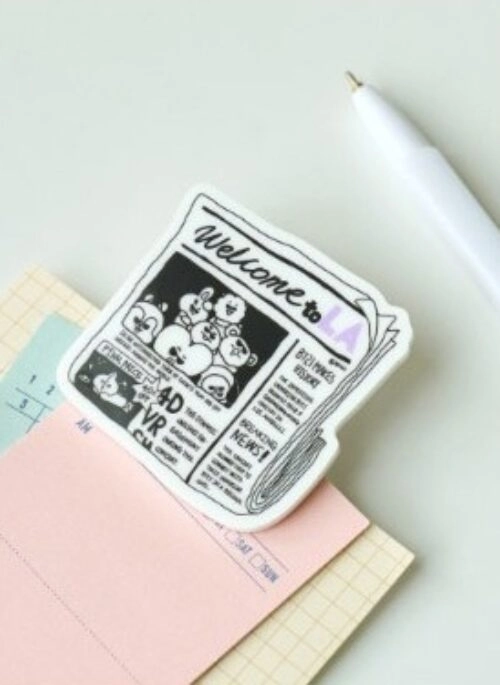 BT21 “City Edition” Acrylic Clip Magnet | LA