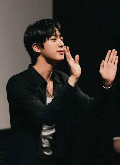 White See-Through Patterned Shirt | Jin - BTS - Fashion Chingu