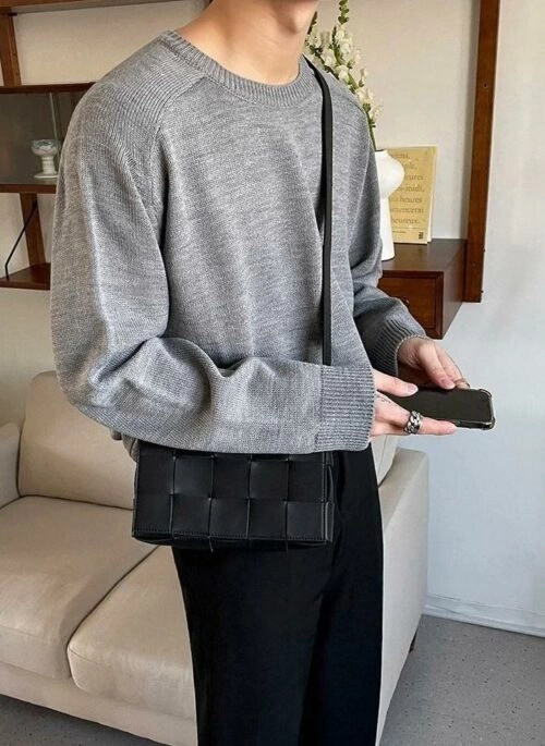 Casual Knit Pullover Sweater