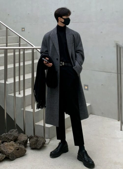 Classic English Style Wool Coat