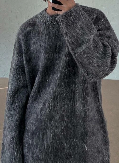 Cozy Oversized Knit Pullover Sweater
