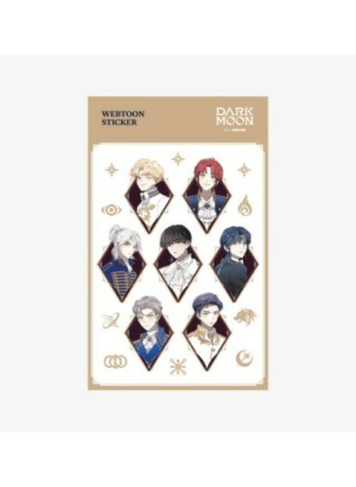 DARK MOON Pop-UP Webtoon Sticker | Beige