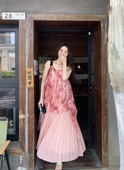 Elegant Summer Floral Maxi Dress