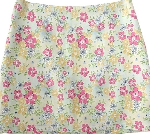 Floral Print High Waist A Line Mini Skirt - Fashion Chingu