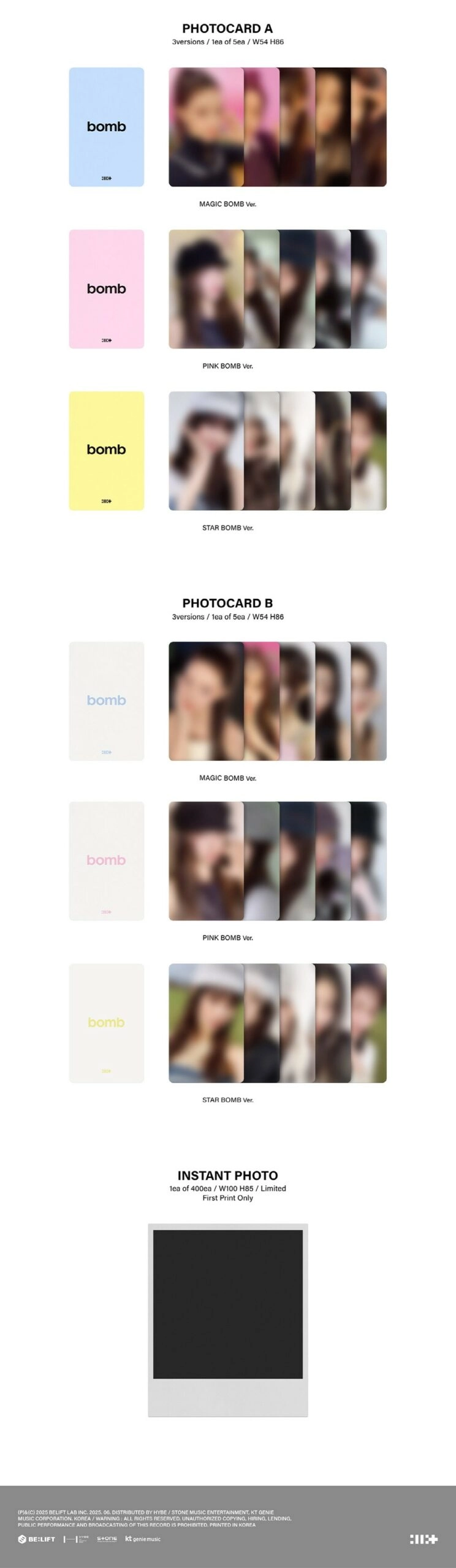 【新品未開封】ILLIT bomb Merch Weverse　2点セット ILLIT - bomb (Weverse Albums ver.)