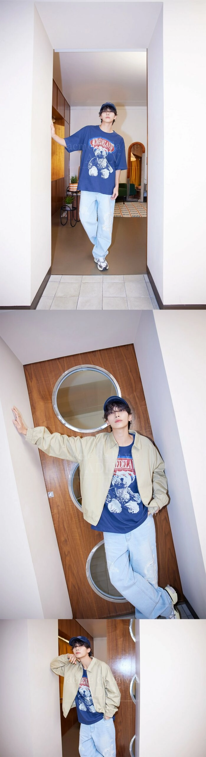 JEONGHAN x acme de la vie - Symbol Destroyed Washing Denim