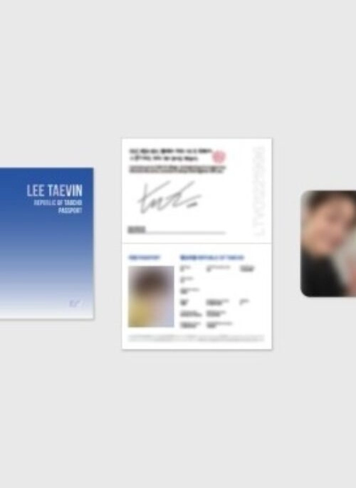 LEE TAE VIN “PIT-A-PAT” Passport & Photocard Set
