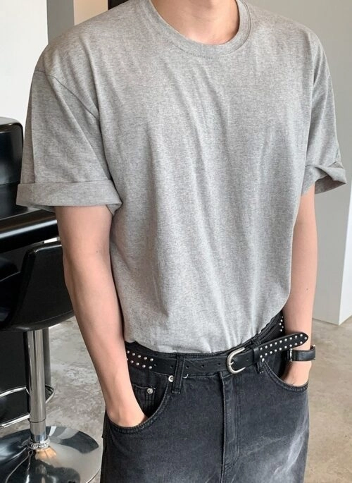 Minimalist Relaxed Fit Short Sleeve T-Shirt