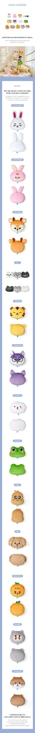 SEVENTEEN - SEVENTEEN スングァン MINITEEN FACE CUSHION SEVENTEEN - Face Cushion [MINITEEN Official MD] - K PLACE