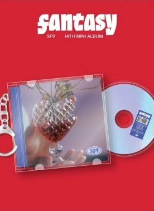 SF9 “POP-UP STORE FANTASY” Merch – Mini CD Keyring | Burn Ver.