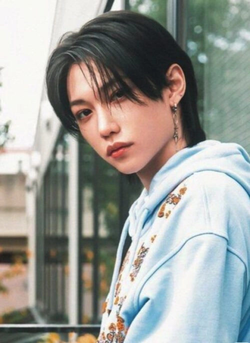 Silver Sword Cross Dangle Earrings | Felix – Stray Kids
