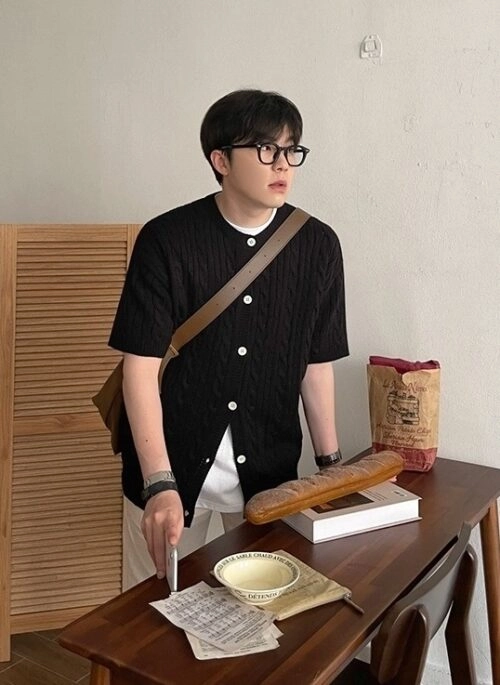 Soft Knit Short Sleeve Cardigan Sweater
