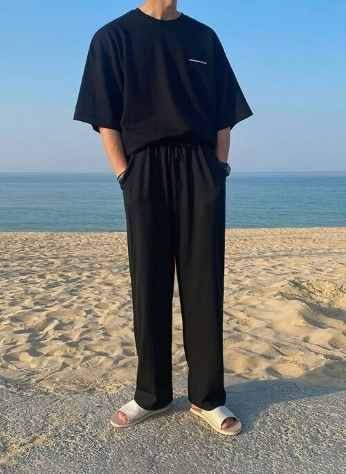 Black Slant Zipper Cargo Pocket Pants | Ningning - Aespa