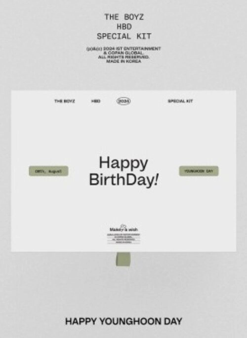 THE BOYZ “HBD YOUNGHOON SPECIAL KIT” Merch