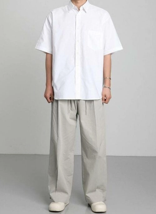 Vintage Loose Short Sleeve Shirt