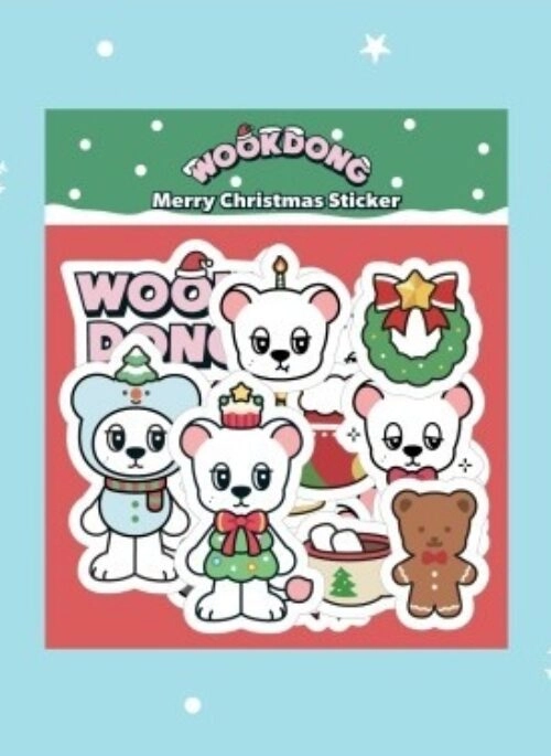 WOOKDONG Merry Christmas Sticker