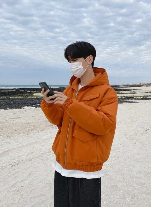 Red Oversized Varsity Jacket | Heeseung - Enhypen - Fashion