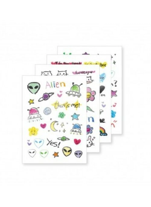 AKMU SUHYUN “ALiEN” Merch – Tatoo Sticker Set