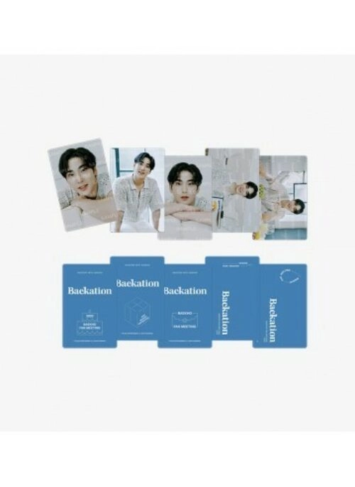 BAEKHO “Baekation” Merch – Photocard Set