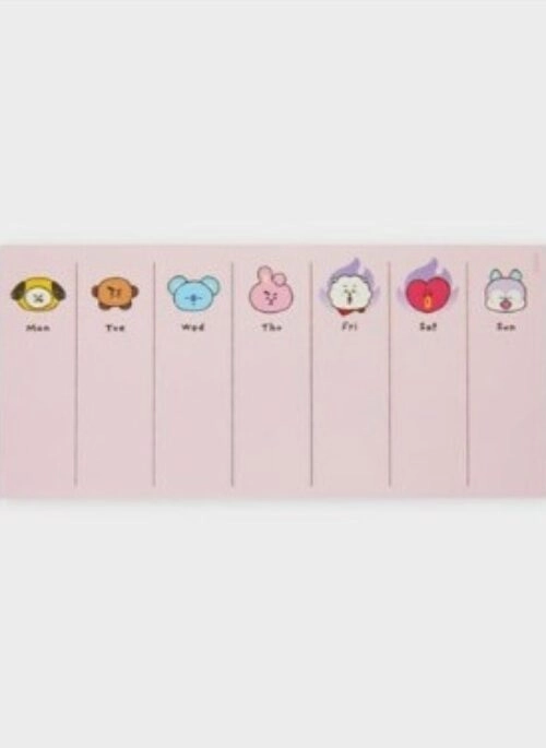 BT21 “2024 Season’s Greetings” Merch – Weekly Memo It