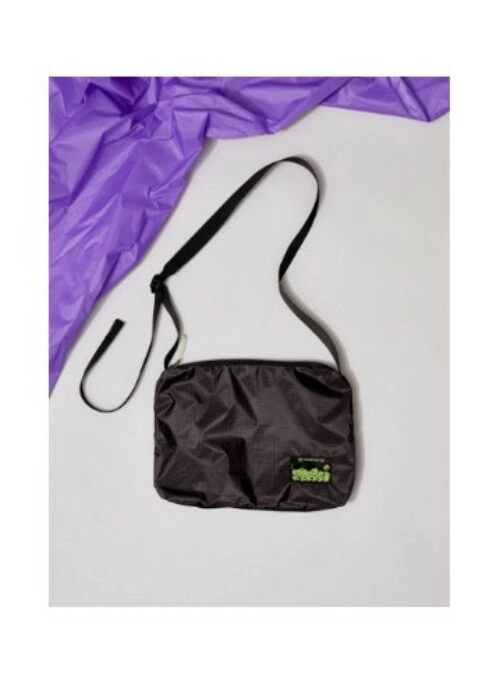 BT21 Line Friends Collaboration Merch –  OVER LAB Standard Cross Bag | Black