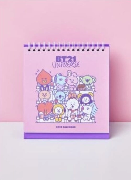 BT21 Line Friends Collaboration – Universe 2022 Calendar
