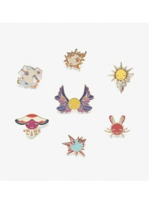 BTS “HYBE Insight” Merch – Seven Phases Badge Set