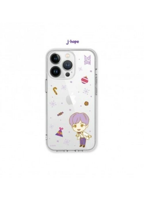 BTS x TinyTAN “Purple Holiday” Merch – Clear Soft Case | J-Hope