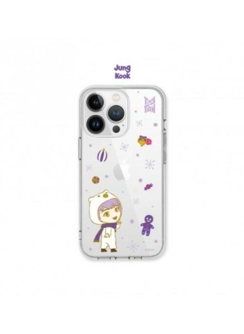 BTS x TinyTAN “Purple Holiday” Merch – Clear Soft Case | Jung Kook