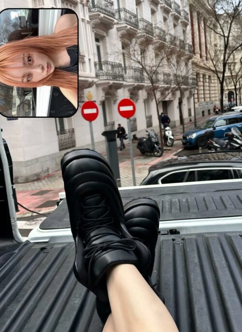 Black Cloud Winter Boots | Giselle - Aespa