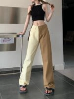 Brown Colorblock Jeans | Jimin - BTS - Fashion Chingu