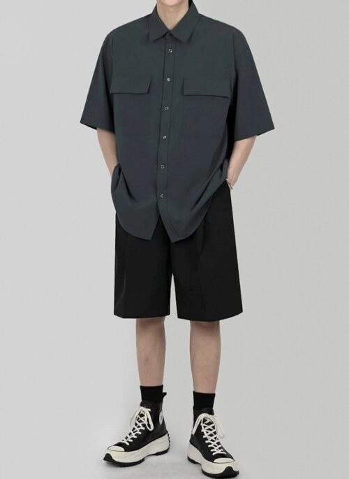 Casual Loose Short Sleeve Shirt