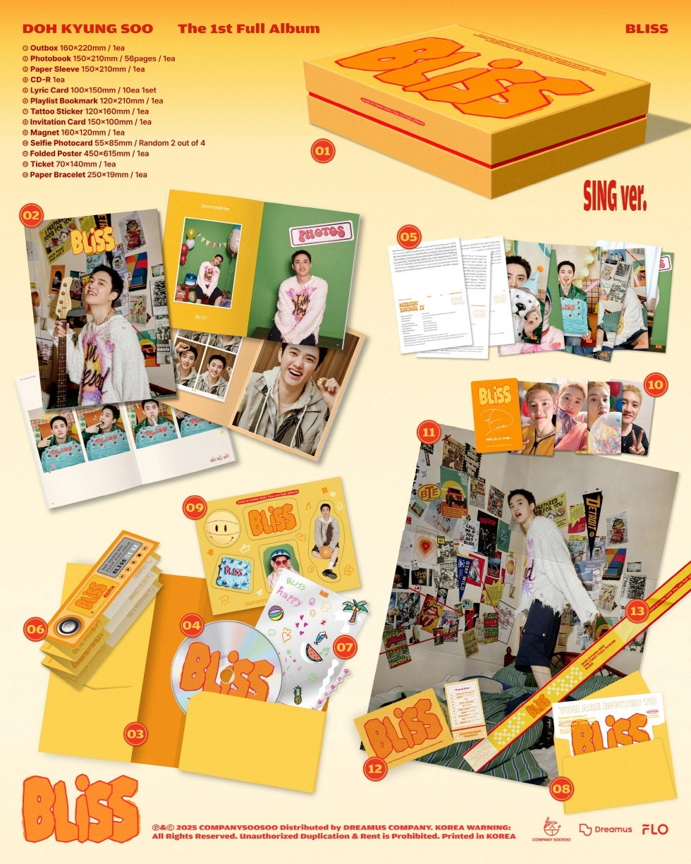 Dr. First 他計12冊セット D.O. 1st Album - BLISS | Set version - Fashion Chingu