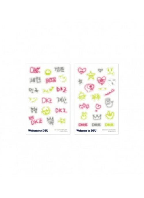 DKZ “Welcome to DTU” Merch – Light Ring Deco Sticker Set