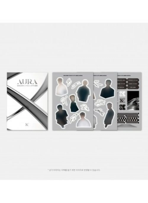 Golden Child “Aura” Merch – Scrap Book + Sticker Set
