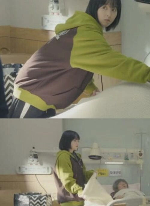 Green And Brown Hooded Jacket | Yoo Mi Ji – Our Unwritten Seoul