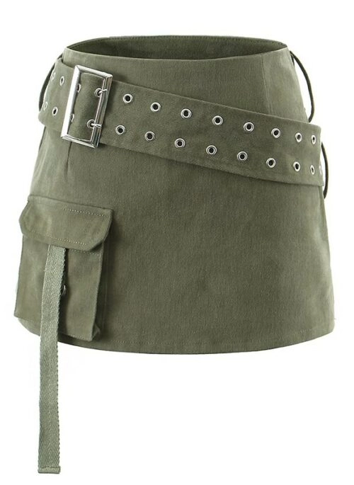 Green Single Pocket Mini Skirt | Minnie – (G)I-DLE